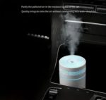 Mini Humidificateur Portable 250 Ml - 7 Couleurs LED - Rechargeable - Diffuseur D'Arômes - Gris – Image 4