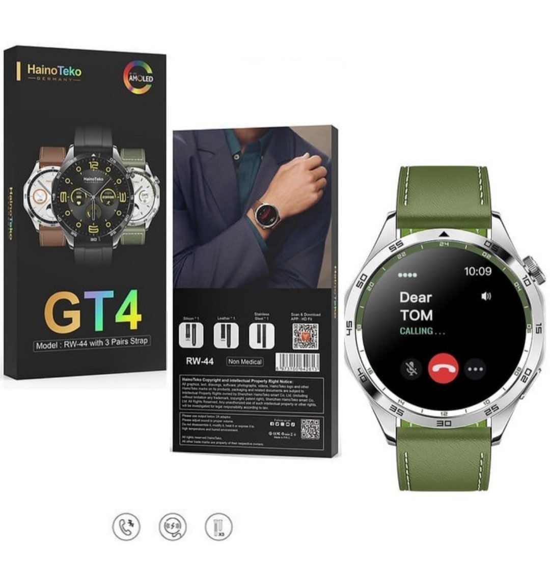 20241214_141842.jpg Montre Intelligente Étanche Pour Hommes Et Femmes - Bluetooth - Android - 3 Bracelet - Charge Rapide Qui Dure De Kongues Heures – Image 1