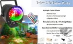 Lumières Disco Pour Fête – Boule Disco Rotative – LED – Stroboscope De Scène – Lumières Laser Rave – Activation Du Son – Télécommande – Image 15