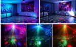 Lumières Disco Pour Fête – Boule Disco Rotative – LED – Stroboscope De Scène – Lumières Laser Rave – Activation Du Son – Télécommande – Image 13