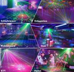 Lumières Disco Pour Fête – Boule Disco Rotative – LED – Stroboscope De Scène – Lumières Laser Rave – Activation Du Son – Télécommande – Image 10