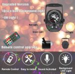 Lumières Disco Pour Fête – Boule Disco Rotative – LED – Stroboscope De Scène – Lumières Laser Rave – Activation Du Son – Télécommande – Image 8