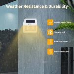 Lampes à Énergie Solaire – Étanches – Sécurité Avec Capteur – Image 2
