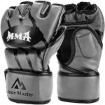 Gants De Protection MMA Professionnelle -  Taille M - Haute Qualité - Noir (Copie) – Image 2