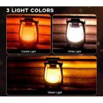 Lanterne De Camping Solaire - 3 Modes - Étanche - Portable - USB – Image 3