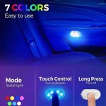 Pack De 4 Lumières LED Tactile Sans Fil Pour Intérieur De Voiture - 7 couleurs - LED - USB – Image 3