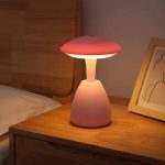 Lampe De Table LED Sans Fil - 3 Modes - Interrupteur Tactile - Rechargeable - Rose – Image 3