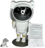 Astronaute - Veilleuse - Vue Galaxy Télécommandée - Rotation à 360 Degrés - 7 Modes étoiles - Minuterie et Fonction Veille pour Enfants – Image 8