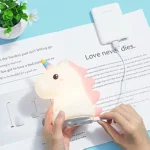 Veilleuse LED - Licorne en Silicone - Tactile - Changement De Couleur - Rechargeable – Image 7