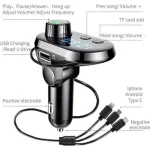 Pack Voiture Complet 1 Poste Radio Bluetooth MP3 + 1 Panneau LED Flexible RGB + 1 Pompe À Pneus Portable 120W + Cadeau [Chargeur Voiture Bluetooth Multifonction] – Image 27