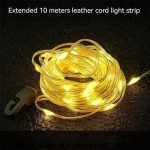 Lampe de Camping LED Multifonctionnelle - Étanche - Avec Guirlande Lumineuse 10 M - Rechargeable