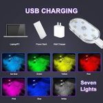 Pack De 4 Lumières LED Tactile Sans Fil Pour Intérieur De Voiture - 7 couleurs - LED - USB – Image 4