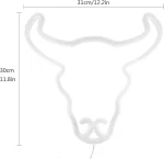 Enseigne Lumineuse Led En Néon (Taureau)  - USB - Décoration - Jaune – Image 9