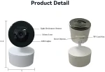 Caméra De Surveillance Sans Fil 1080P - Avec Audio - Sécurité Interne - Multidirectionnelle – Image 2