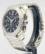 Nouvelle Montre Bulgari - Cadran Noir - Bracelet En Acier Inoxydable – Image 4