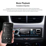 Pack Voiture Complet 1 Poste Radio Bluetooth MP3 + 1 Panneau LED Flexible RGB + 1 Pompe À Pneus Portable 120W + Cadeau [Chargeur Voiture Bluetooth Multifonction] – Image 6