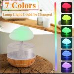 Humidificateur D'air avec Lampe Pluie De Champignons - Diffuseur D'aromathérapie - 7 Couleurs - Rechargeable - Télécommande – Image 6