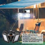 Lampe Led Solaire Déformable - Étanche - 5 Modes D'éclairage - Multifonctions - Rechargeable – Image 5