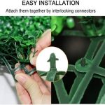 Panneau Décoratif 3D - Mur Végétal Artificiel - 60×40cm - 308 feuilles – Image 4