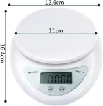 Balance De Cuisine Numérique 5 kg - Avec Casserole – Image 4