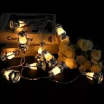 Guirlande lumineuse Led en Plastique - Fanous - pour Décoration du Ramadan et De L’Aïd – 20 LED - 3M – Deux Modes D’éclairage – Image 5