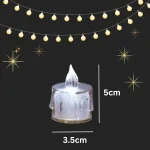 Packs De 5 Bougies Chauffe-Plat LED - Électriques Sans Fumée - Sans Flamme – Image 5