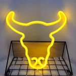 Enseigne Lumineuse Led En Néon (Taureau)  - USB - Décoration - Jaune – Image 8