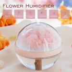 Humidificateur De Fleurs Portable Stationnaire - Rechargeable - Veilleuse et Arrêt Automatique – Image 4