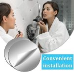 Miroir Acrylique Autocollant HD - Rond Sticky - Grand Sans Cadre - (24 x 24 cm x 2 mm) – Image 5