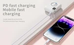 Mini Power Bank 2 en 1 Avec Câble Intégré - Chargeur Portable Rapide Bidirectionnel - Batterie Externe Pour Téléphone – Image 9