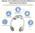 Pistolet De Massage - Moteur à Couple Élevé Avec Impact Réel - 3200 Coups Par Minute - 4 Têtes Pour Tout Le Corps - Avec Masseur De Cou – Image 8