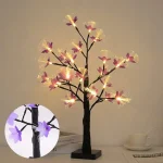 Lampe De Table Lumineuse - Forme Arbre Fleuri - USB – Image 5