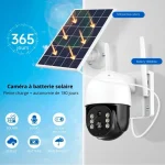 Caméra de Sécurité PTZ - 4G - Avec Panneau Solaire – Image 3
