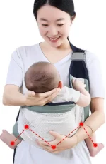 Porte-Bébé Respirant - Confortable Pour Bébé - Facile à Transporter – Image 6