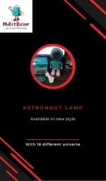 Lampe Astronaute – Veilleuse Sur Le Thème De L'espace Pour Enfants – Rechargeable Par USB – Avec Lueur Douce – Image 4