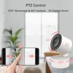 Caméra De Surveillance Sans Fil 1080P - Avec Audio - Sécurité Interne - Multidirectionnelle – Image 9