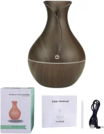 Humidificateur D'air USB - Vaporisateur à Ultrasons - Diffuseur D'huiles Essentielles D'aromathérapie - Noir – Image 5