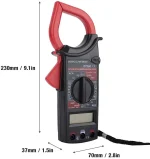 Multimètre Numérique - Pince Ampèremétrique - Tension - Courant - Test Numérique Automatique – Image 4