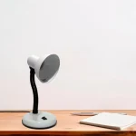 Lampe De Bureau De Table Avec Interrupteur - Blanc – Image 3