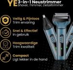 Tondeuse à Cheveux Électrique 3 en 1 - Rechargeable - Pour Hommes – Image 7