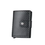 Portefeuille Avec Porte-cartes intelligent 2en1 en Aluminium Métallique Pour Cartes De Crédit – Billets De Banque – Métal Fin – Pliable – Image 11