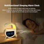 Veilleuse Haut-parleur Intégré - Chargeur Sans Fil - Montre Bluetooth Puissante Compatible Avec Les Appareils Android Et IPhone – Image 6