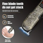 Tondeuse À Lame en T Ultra-Tranchante - Rechargeable - Puissante - Résistante Aux Rayures – Image 5