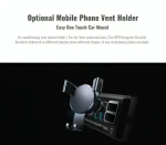 Pack Voiture Complet 1 Poste Radio Bluetooth MP3 + 1 Panneau LED Flexible RGB + 1 Pompe À Pneus Portable 120W + Cadeau [Chargeur Voiture Bluetooth Multifonction] – Image 7