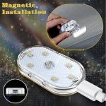 Pack De 4 Lumières LED Tactile Sans Fil Pour Intérieur De Voiture - 7 couleurs - LED - USB – Image 6