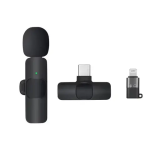 Microphone Sans Fil K8 à Réduction De Bruit Pour Téléphone - USB-C - Pour Vidéos Fixes Streaming en Direct et Vlogging – Image 2