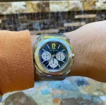 Nouvelle Montre Automatique Bulgari - Cadran Argenté - Bracelet En Acier Inoxydable – Image 5