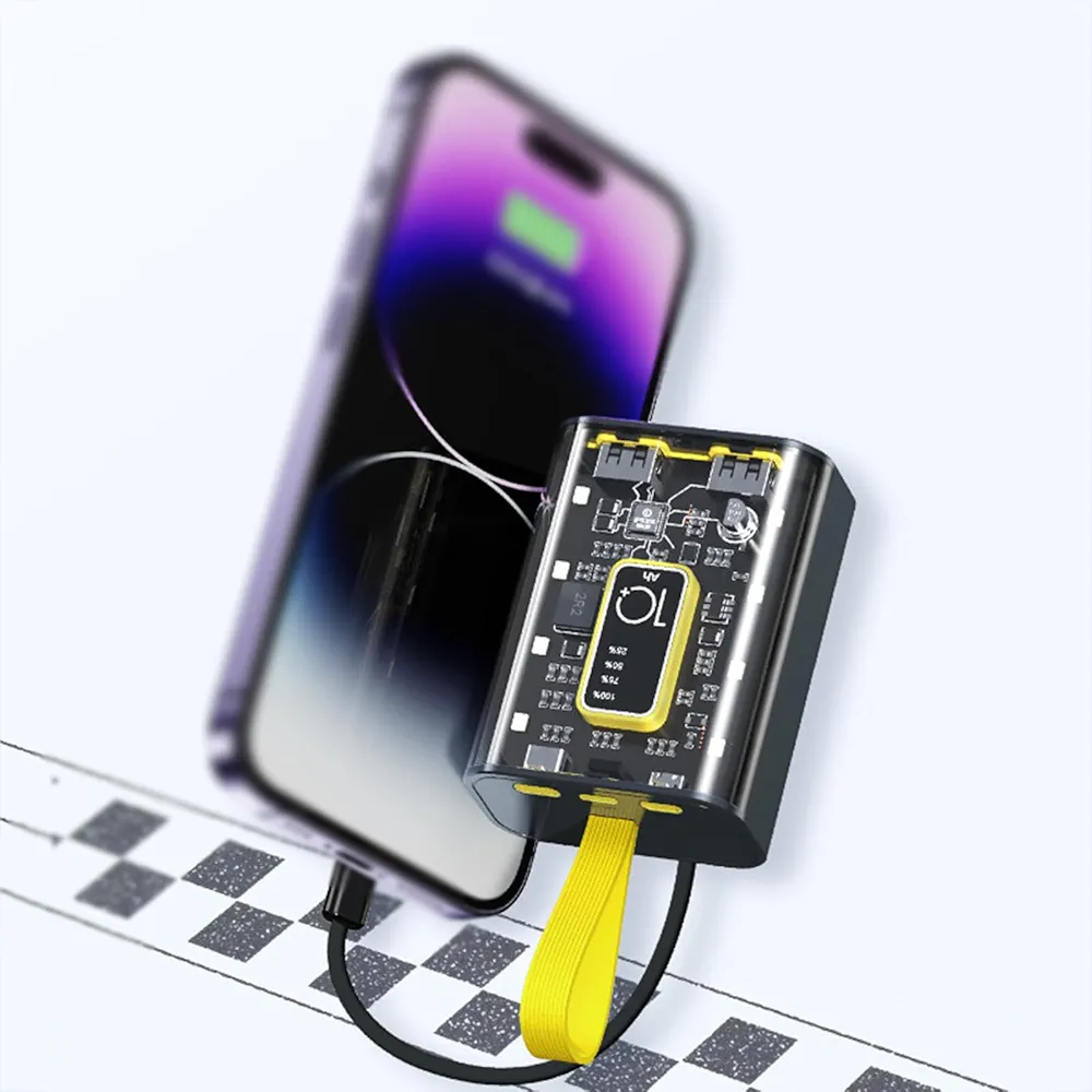 611SrSdOATL._AC_UF10001000_QL80_FMwebp_.webp Mini Power Bank Transparente 20000mAh - Chargeur Portable PD20W QC - Charge Rapide - Batterie Externe Pour IPhone Xiaomi - Chargement Externe – Image 1