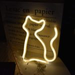 Enseigne Lumineuse Led En Néon ( Chat) - USB - Décoration – Image 5