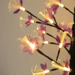 Lampe De Table Lumineuse - Forme Arbre Fleuri - USB – Image 2